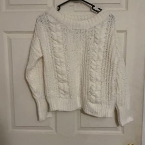 New express beige sweater size xs